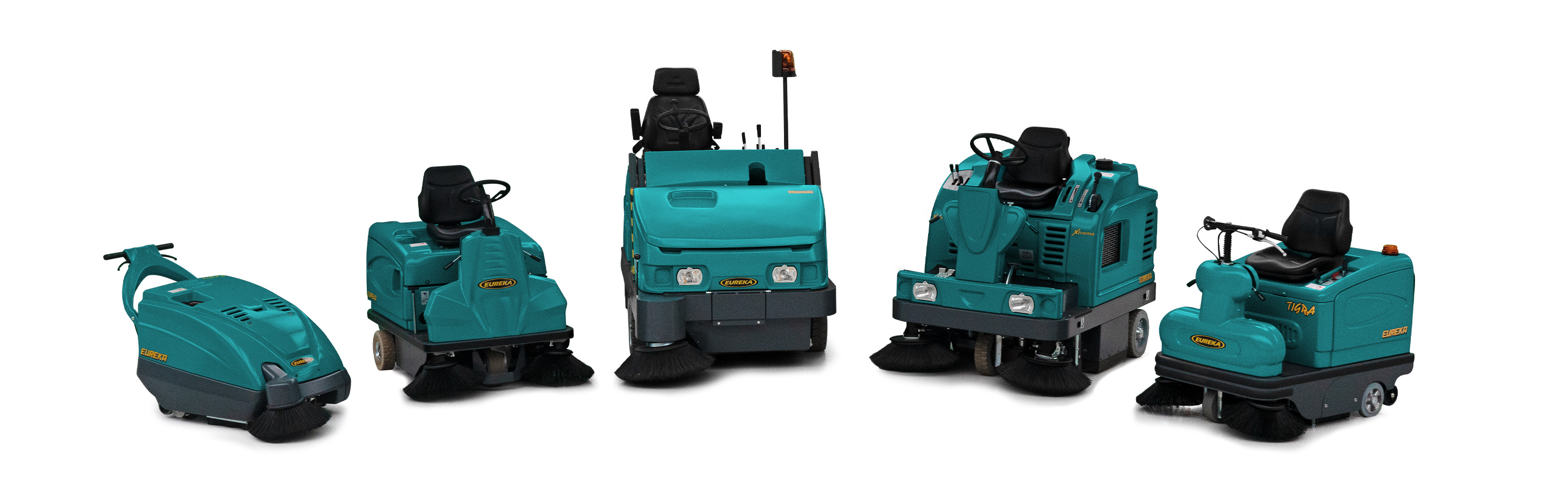 Eureka electric sweepers are emission free cleaning machines