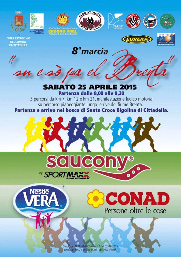 eureka sponsor maratona santa croce bigolina