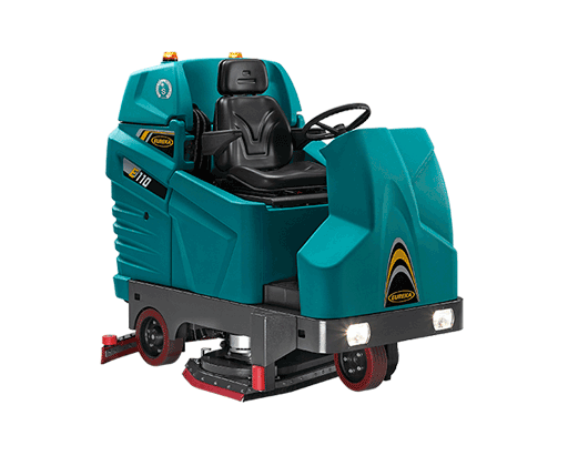 HIGH PERFORMANCE EVEN ON THE TOUGHEST INDUSTRIAL FLOOR! HIGH PERFORMANCE EVEN ON THE TOUGHEST INDUSTRIAL FLOOR! E110 RIDE-ON SCRUBBER-DRYER