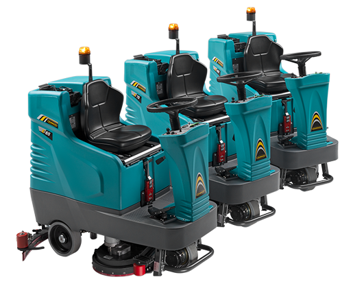LAVASCIUGA E65, E75, E83 COMPATTE-INTUITIVE-PRODUTTIVE E65 , E75, E83 TRES NUEVAS FREGADORAS DE EUREKA DE CONDUCTOR SENTADO.