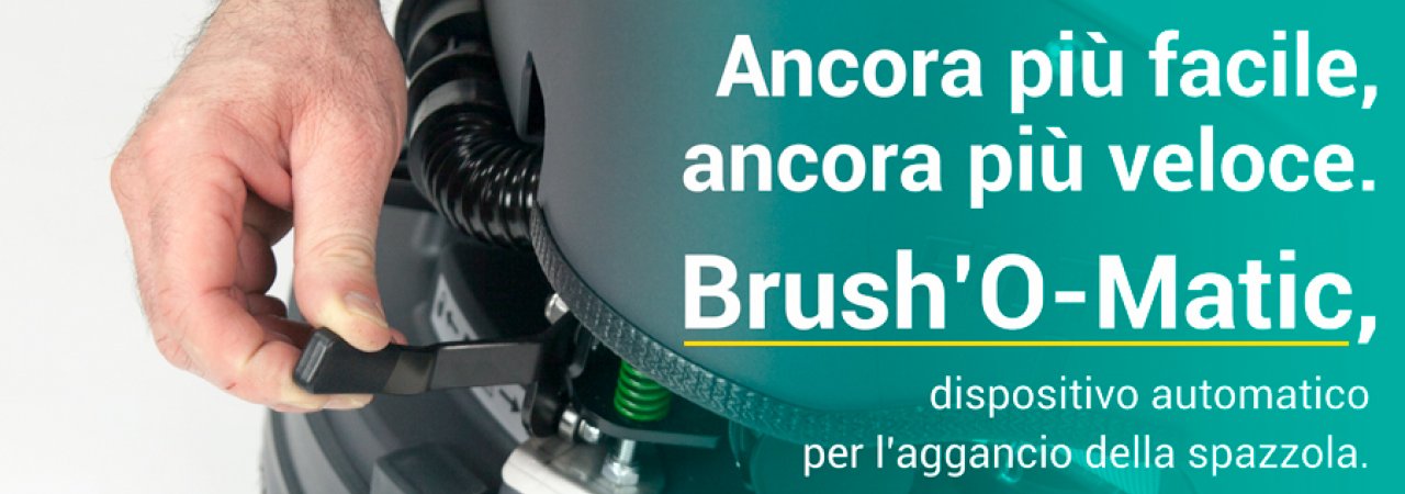 Brush'O-Matic | tecnologia Eureka per l'aggancio e sgancio spazzole