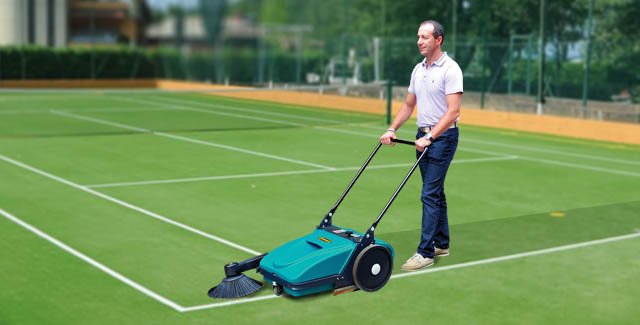 eureka sweepers to clean outdoor sport facilities