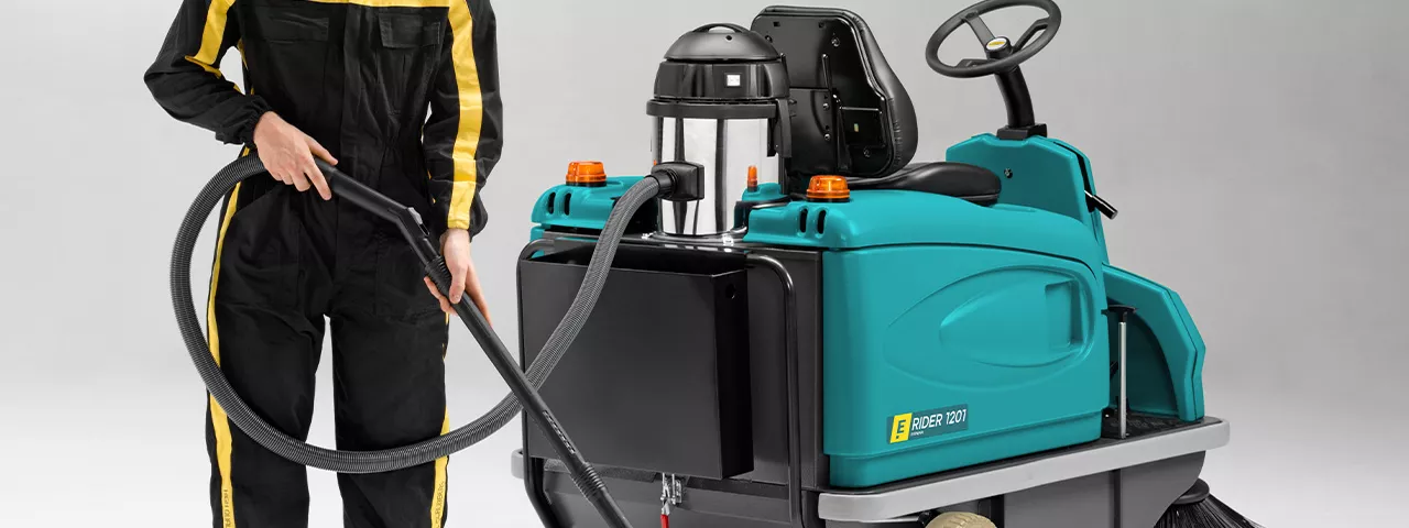 Eureka Rider 1201 con kit aspiratore a bordo