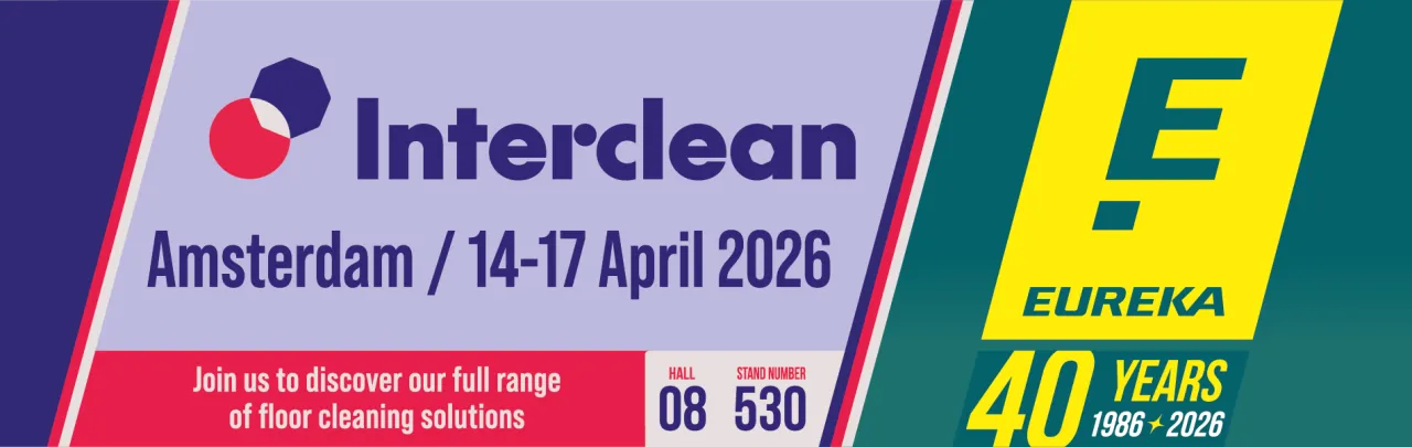 Dal 14 al 17 Aprile 2026 Eureka è ad Interclean - Amsterdam.