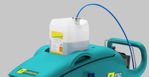 Lavasciuga industriale E50 con sistema dosaggio detergente