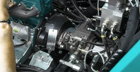 Spazzatrice industriale Bull 200 con motore Kubota