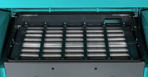 Spazzatrice industriale Bull 200 con pulizia automatica del filtro