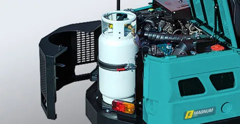 EUREKA MAGNUM RIDE-ON SWEEPER POWER SYSTEM