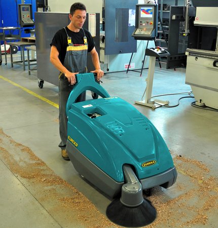 RELIABLE, ROBUST & SAFE THE KOBRA WALK-BEHIND SWEEPER