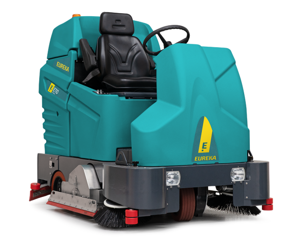 Industrial scrubber dryer E110R that sweeps and scrubs