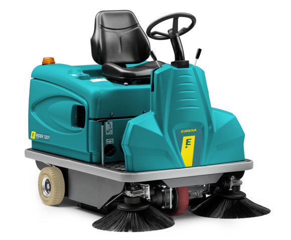 Barredora industrial a conductor a bordo Rider 1201
