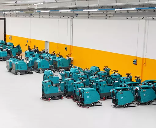Magazzino nello stabilimento Eureka Veneto